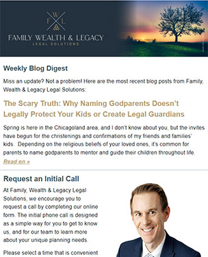 Estate Planning Newsletter - Subscribe Today!