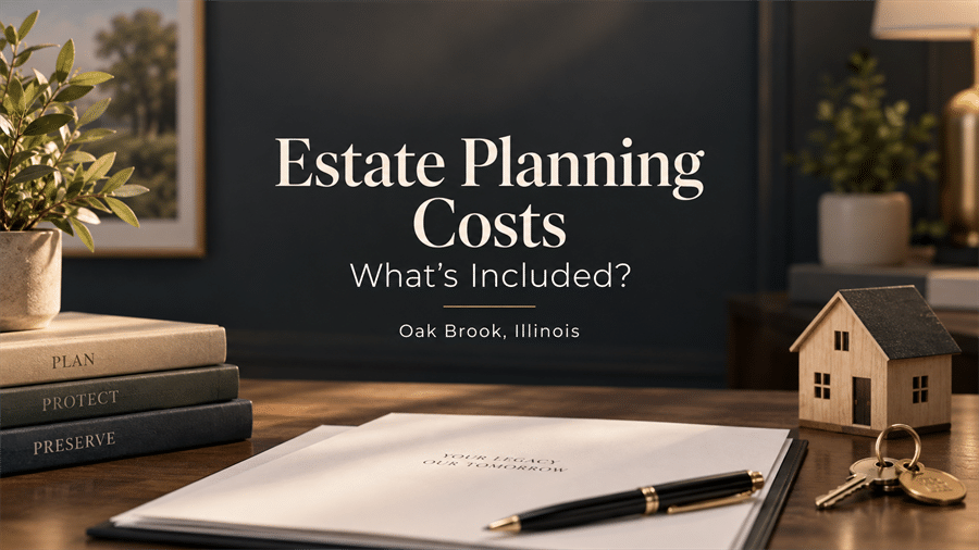 Estate planning costs in Oak Brook, Illinois: What’s included and what do you need to know.